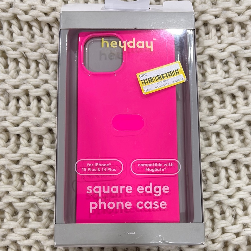 Heyday Pink Square Edge Case for iPhone